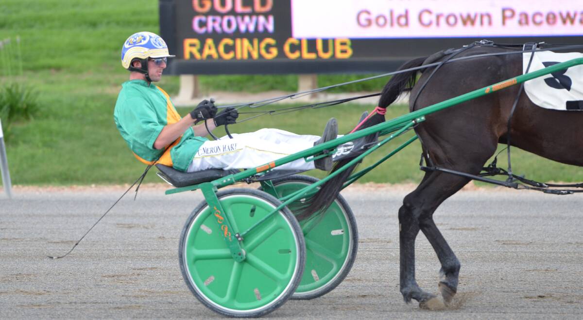 ALMOST: Cameron Hart won the opening race for The Lagoon trainer Peter Trevor-Jones and only missed out on a race-to-race double by a head. Photo: ANYA WHITELAW