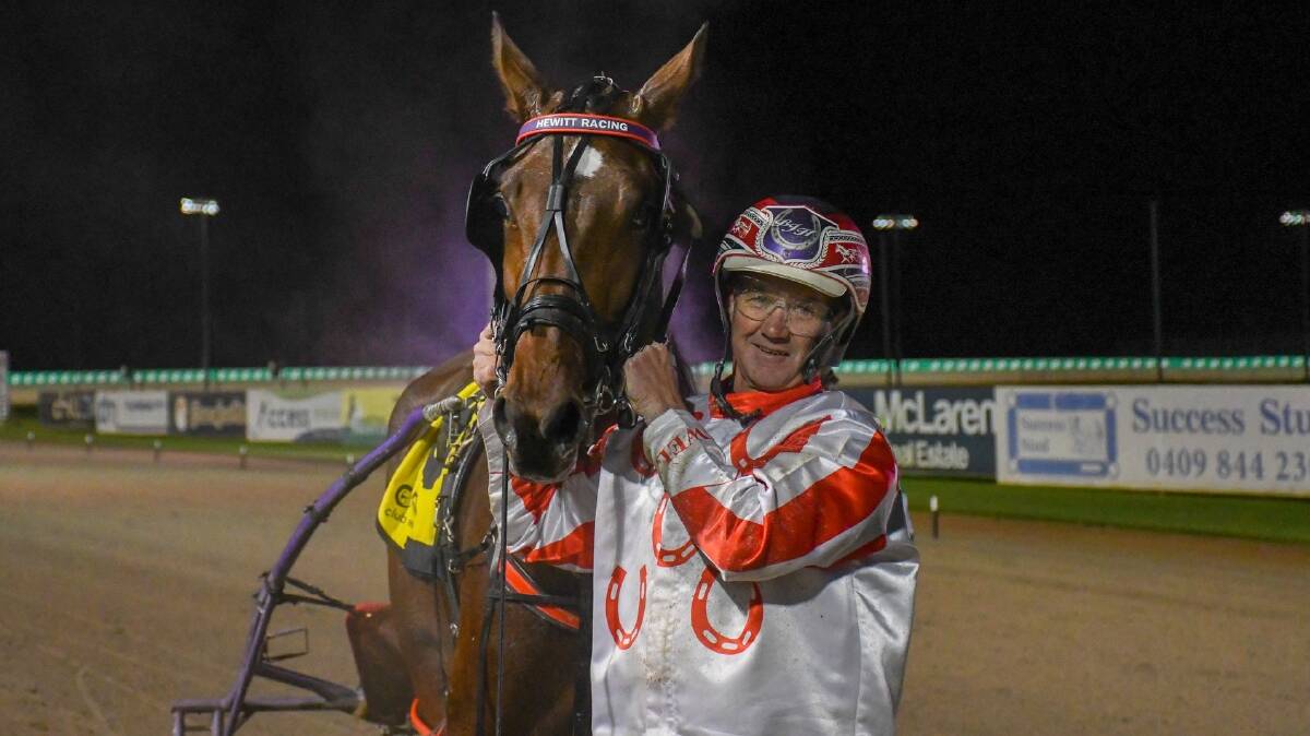 Bernie Hewitt is one of the local trainer-drivers who will race a strong team at this year's Bathurst Gold Crown Carnival. Picture by Club Menangle