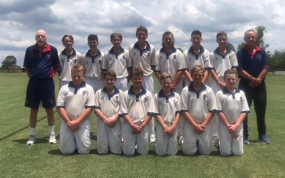 NUMBER ONE: The Central West under 14s were crowed champions of the Country Thunder Pool at the Cricket NSW Youth Championships. Photo: CONTRIBUTED