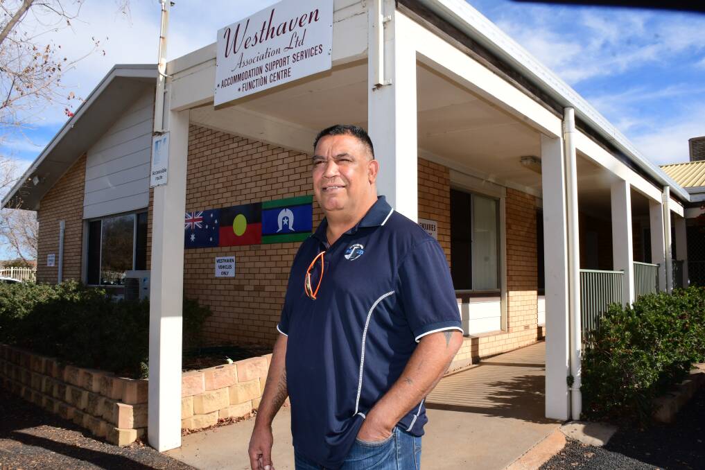 CHANGING CAREERS: Kevin Wilson has gone from security guard to disability support worker at Westhaven. Photos: BELINDA SOOLE
