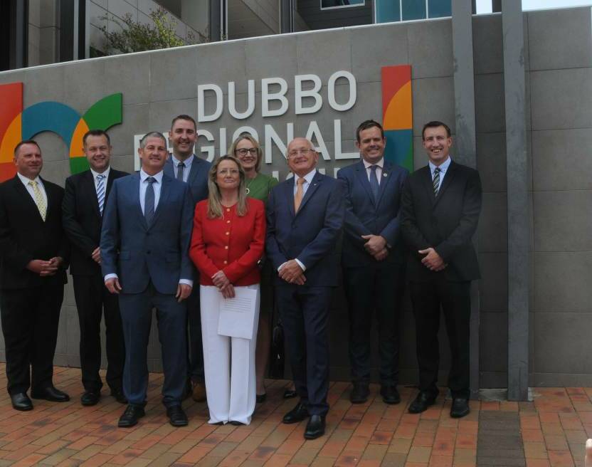 REPRESENTATIVES: Dubbo Regional Councillors after they were elected. Deputy mayor Anne Jones was not present for the photo. Photo: JENNIFER HOAR