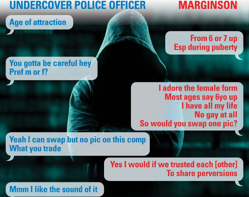 CONFRONTING CONVERSATION: Excerpts from an online conversation Greg Marginson had with an undercover police officer. The Daily Liberal has only chosen to publish part of the conversation because of its graphic and disturbing nature.