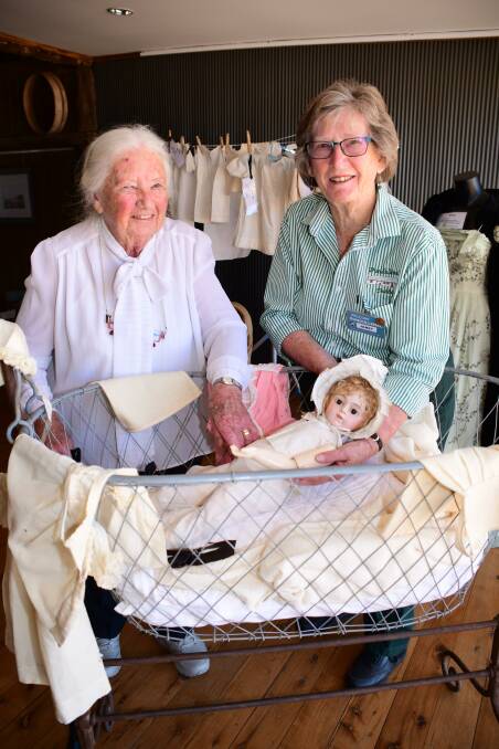 SHOWCASING HISTORY: Rosemary Nielsen and Janet Couchman. Photo: AMY McINTYRE