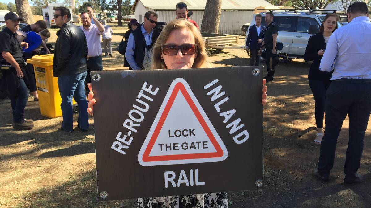 STAUNCH OPPONENT: Narromine resident Jennifer Knopp wants a government inquiry into the inland rail route selection process.