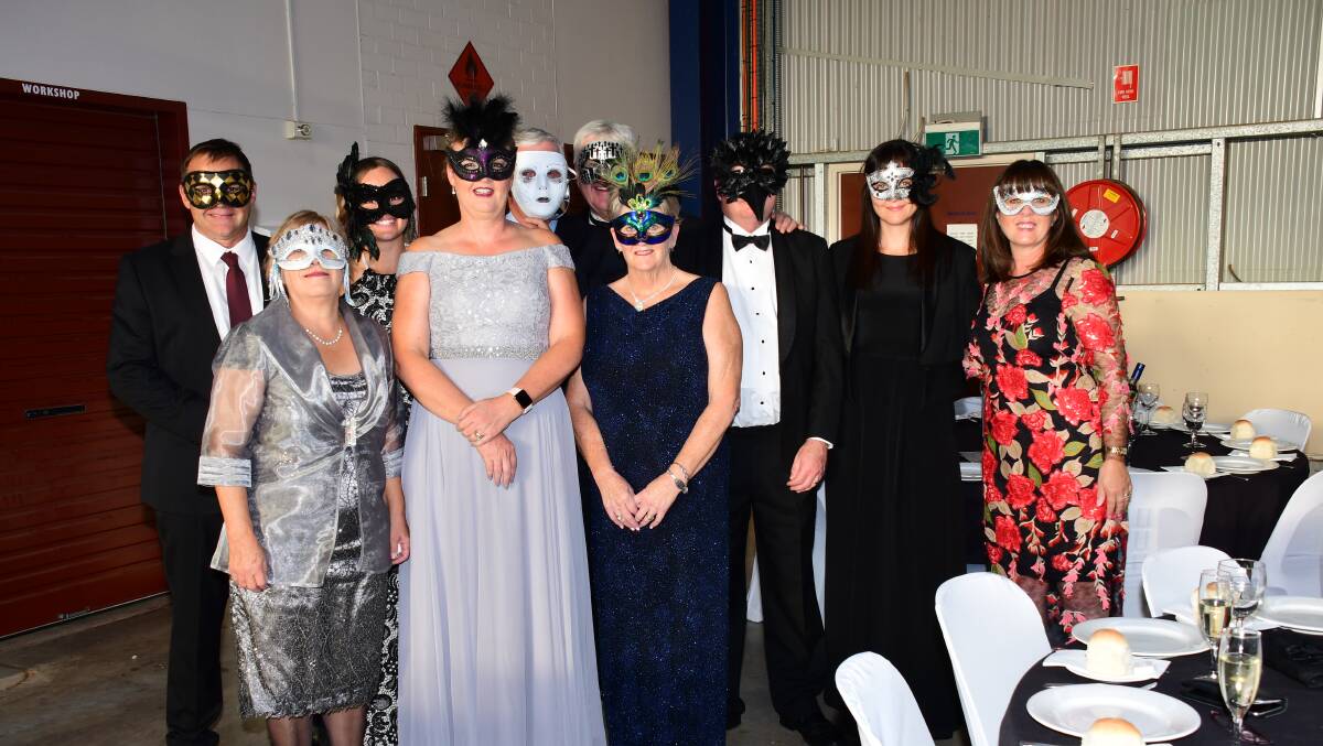 Supporters of the Royal Flying Doctor Service mixed and mingled at the Rotary Club of Dubbo South's Masquerade Ball fundraiser on Saturday. Photos: AMY McINTYRE 