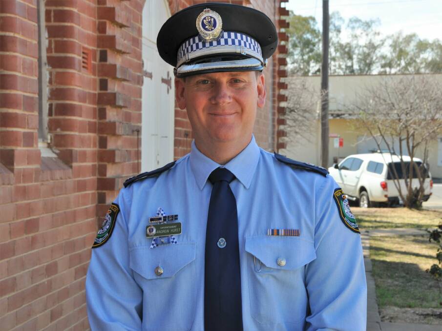 PRIORITIES: New Superintendent Andrew Hurst has outlined his priorities. Photo: NSW POLICE