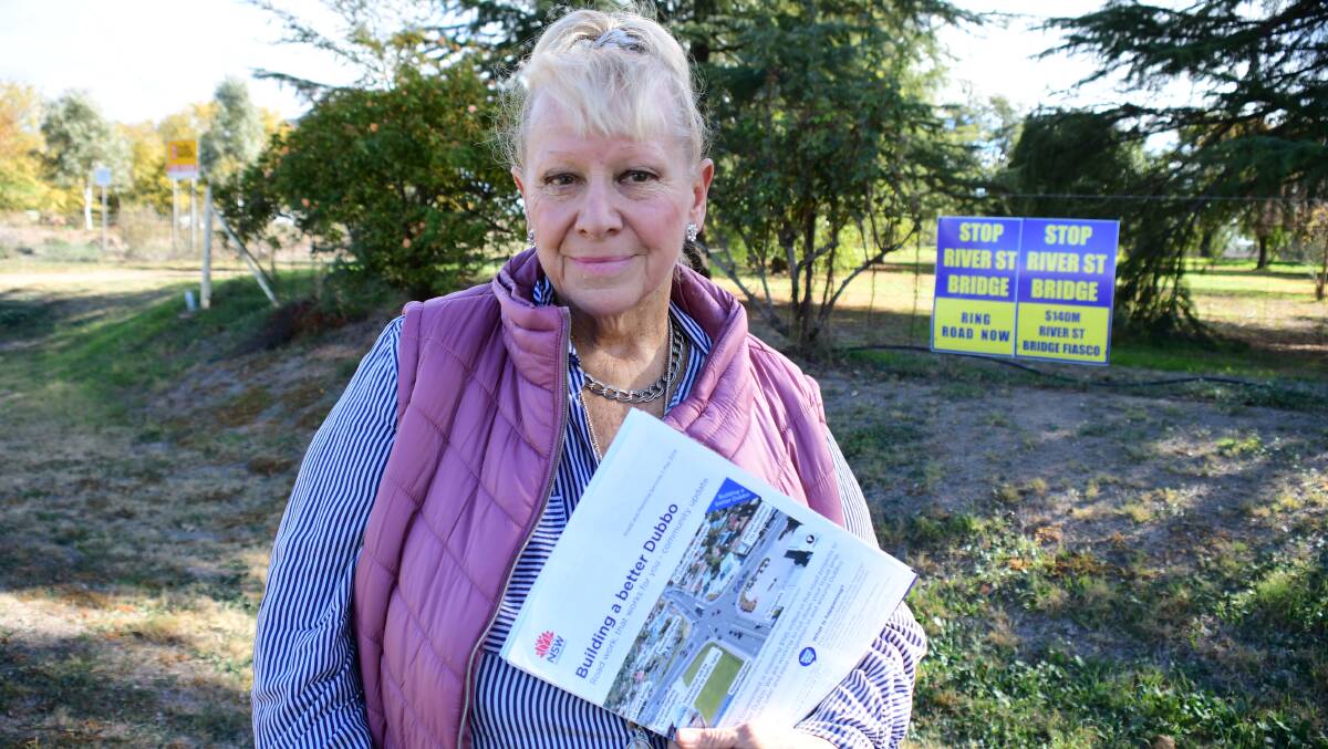 WANTING TRANSPARENCY: Merrilyn Mulcahy said taxpayers deserved to know how much is being spent on the Building a Better Dubbo marketing campaign. Photo: BELINDA SOOLE