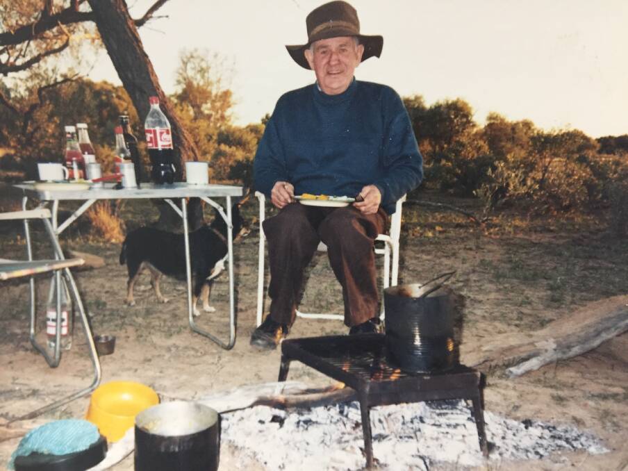 LONG LIFE: The late John Smith on one of his many enjoyable Australian adventures. Photos: CONTRIBUTED