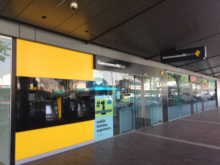CHARGE LAID: A man has been accused of stealing cash from this Commonwealth Bank branch in Dubbo.