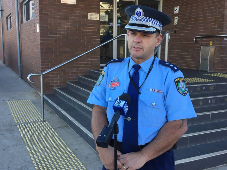 INVESTIGATION CONTINUES: Orana Mid-Western Police District Inspector Dan Skelly speaks to the media on Wednesday.