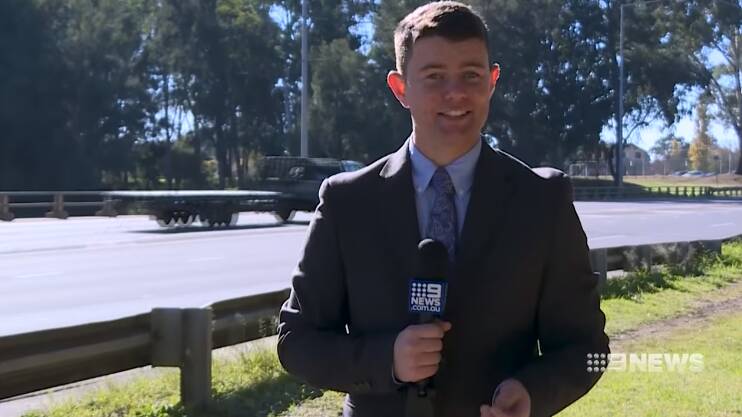 LAST MAN STANDING: Video journalist Adam Murray is understood to have been the final Dubbo-based journalist to work for WIN News. Photo: NINE NEWS CENTRAL WEST/FACEBOOK