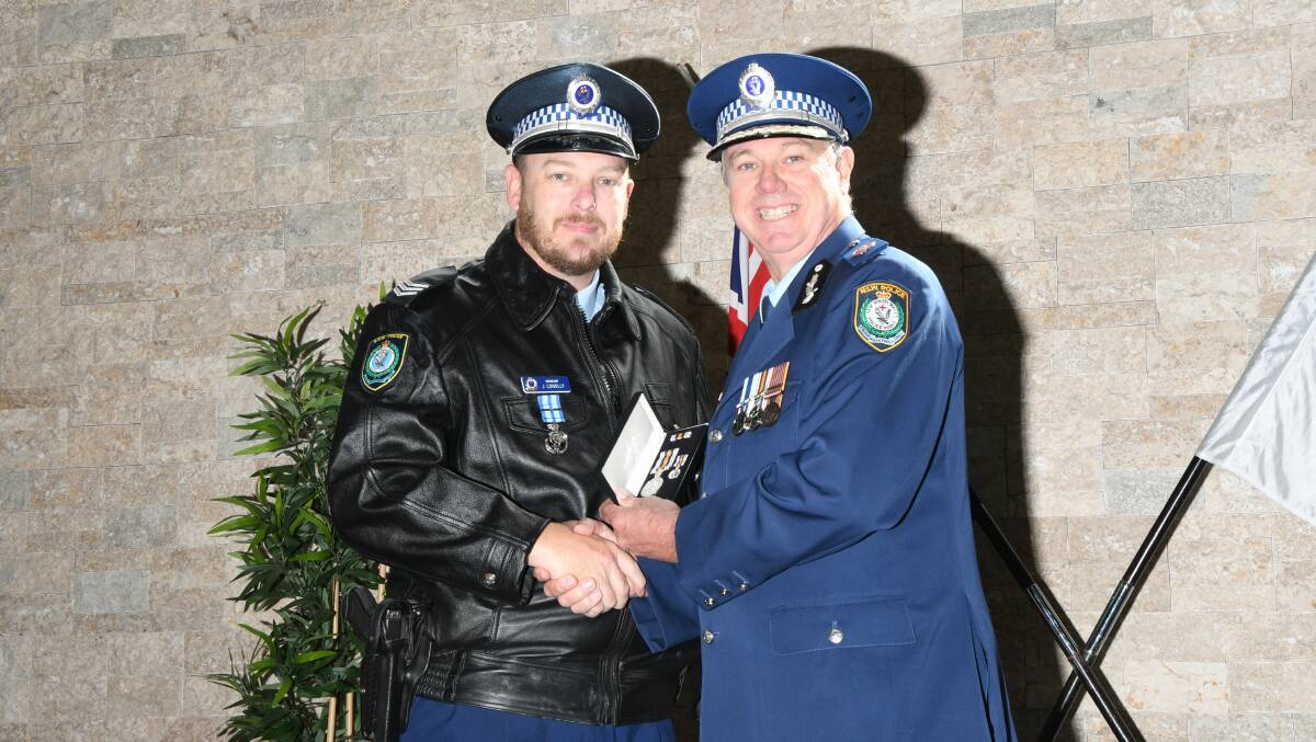 The achievements of Orana Mid-Western Police District police officers were honoured at an awards event in Dubbo on April 11. Photos: Kindly contributed