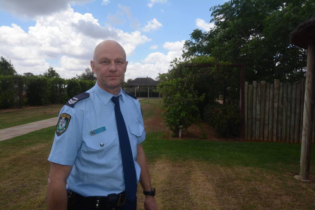 RECOGNISED: Senior Constable Ian Burns has been a police officer for 16 years and his work with youth was recently honoured. Photo: RYAN YOUNG