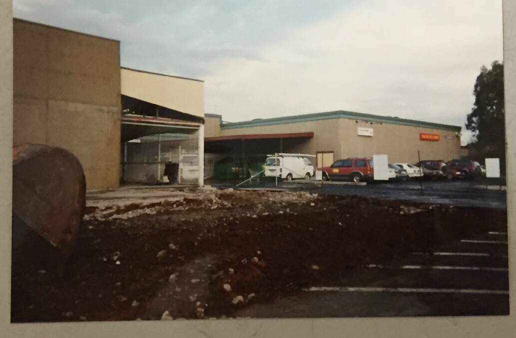 CONSTRUCTION: The Garden Centre under construction at Big W in Dubbo. Photo: CONTRIBUTED