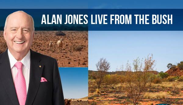 BUSH VISIT: "Love or hate Alan Jones, the reality is he has a lot of say and sway over decision makers," Dubbo Regional Council mayor Ben Shields said.