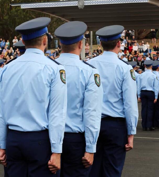 GETTING READY: The new cops will start work on Monday. Photo: NSW Police