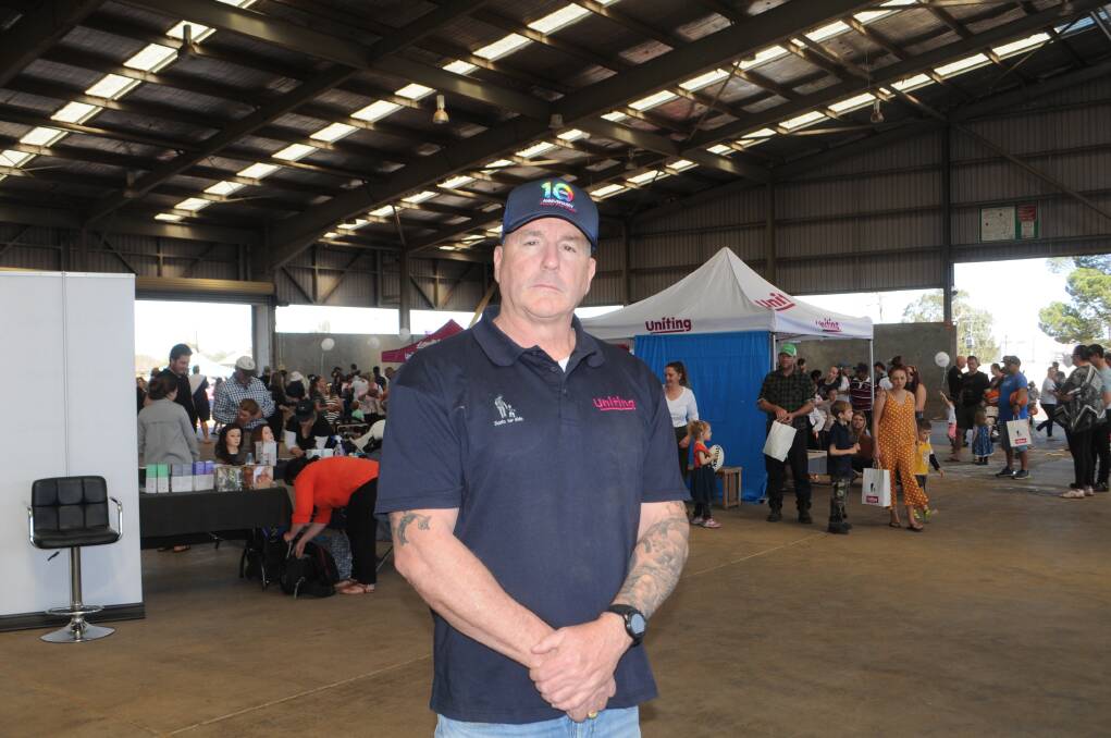 MENTAL HEALTH CRUSADER: Former detective sergeant Craig Semple spoke about his experiences at the Dads for Kids event on Sunday.