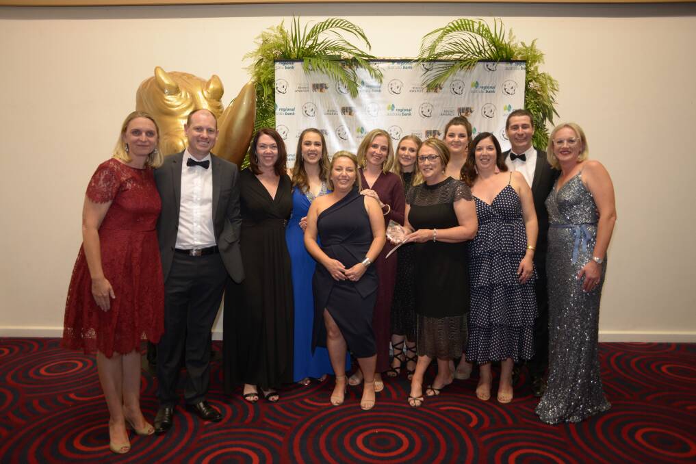 WINNING TEAM: The staff of Orana Early Childhood Intervention and Education Project Inc after their big win. 