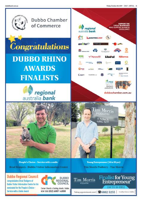 Dubbo Rhino Awards | Finalists