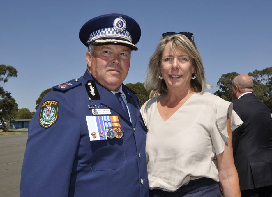 Deputy Commissioner of Regional NSW Field Operations, Gary Worboys is embarking on a new part of his life in retirement and more time to spend with wife, Deanne. Photo: Louise Thrower.