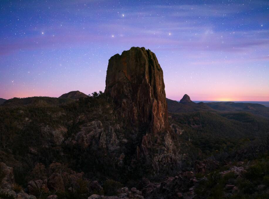 Dusk in the Warrumbungle National Park is a sight to behold. Picture: Destination NSW