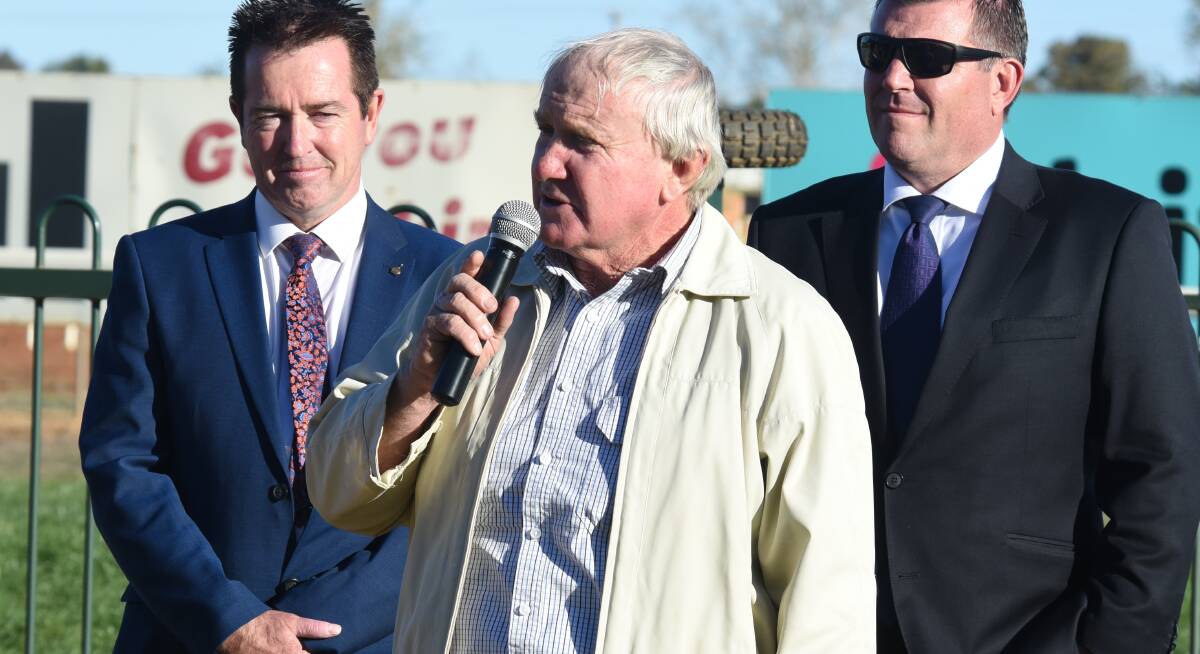 ROBB NABS A DOUBLE: Nyngan trainer Rodney Robb had a good day out at Parkes on Thursday. 