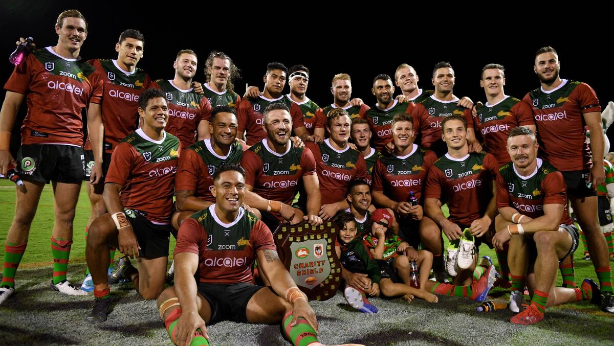 ANOTHER WIN: As they did last year, South Sydney claimed the Charity Shield at Mudgee. Photo: AAP