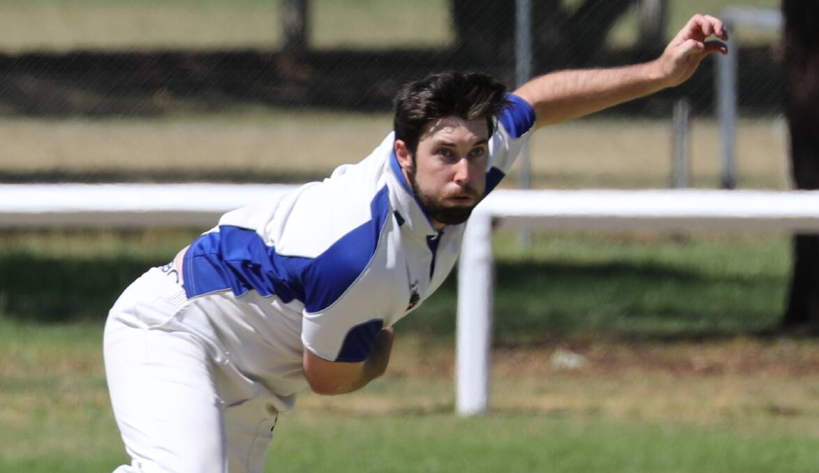 STEAMING IN: Ash Honeysett has been a pillar in the the Gulgong cricket competition for a number of years. Photo: SIMONE KURTZ