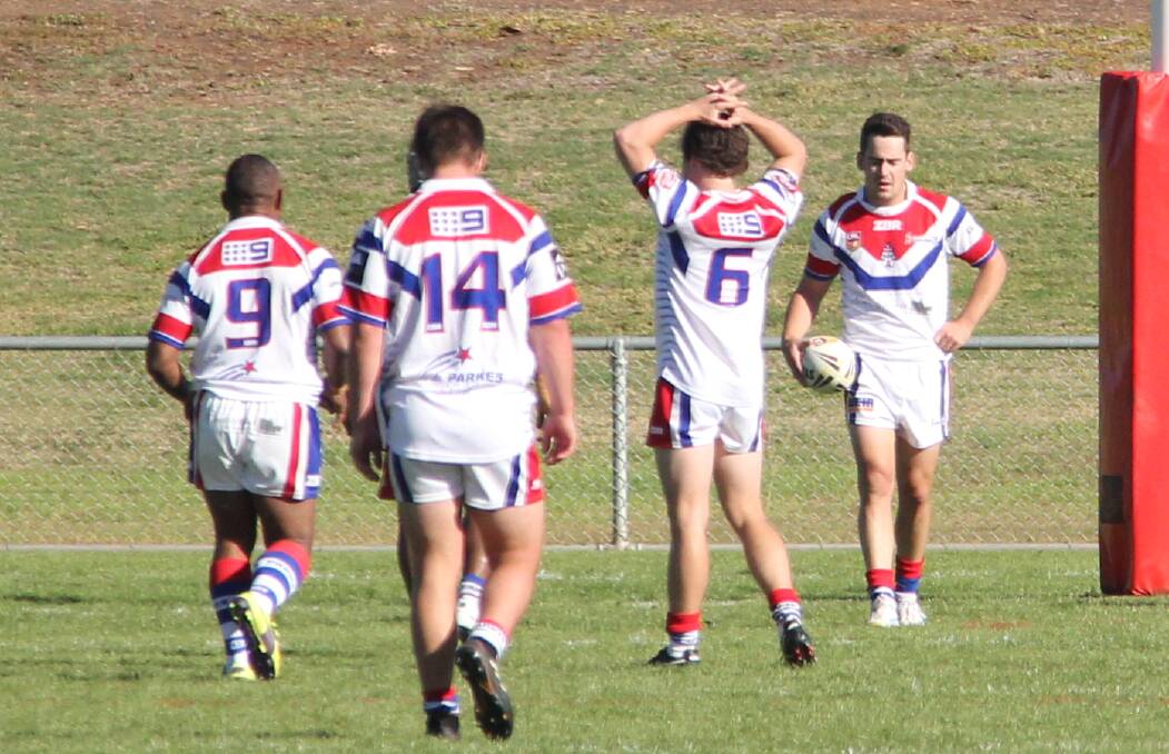 TRY TIME: Parkes skipper Chad Porter bagged 38 points in his team's round one mauling of Westside. Photo: JEN HOAR