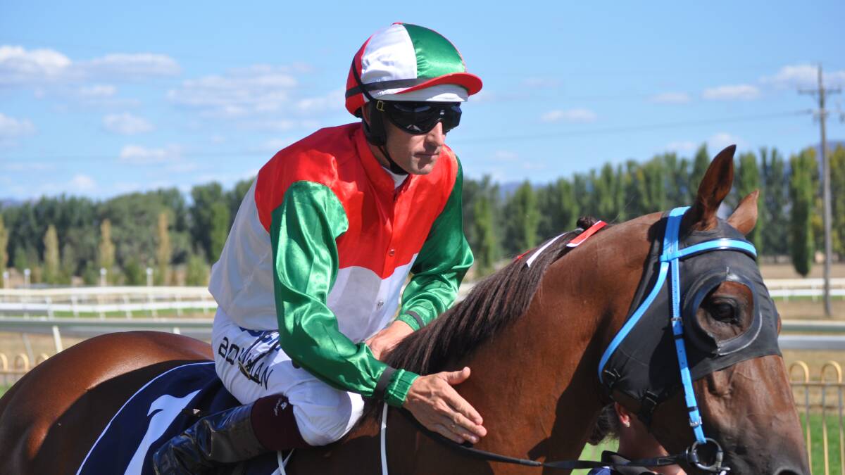 DIFFERENT CHAMP: Hugh Bowman had the ride on Ori On Fire in Mudgee, but has been booked to ride championship favourite Noble Boy for Todd Blowes on Saturday. 