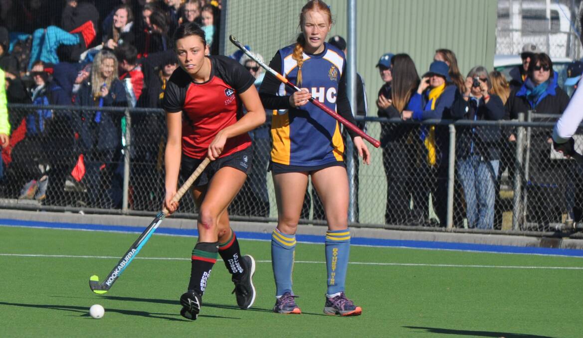 Action shots from Bathurst High School's thrilling one-goal win over Dubbo College