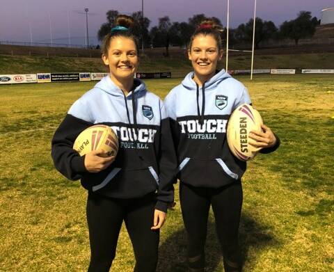 SEEING DOUBLE: Ash and Cass Ward are looking forward to their first senior league tag grand final against Westside on Sunday. 