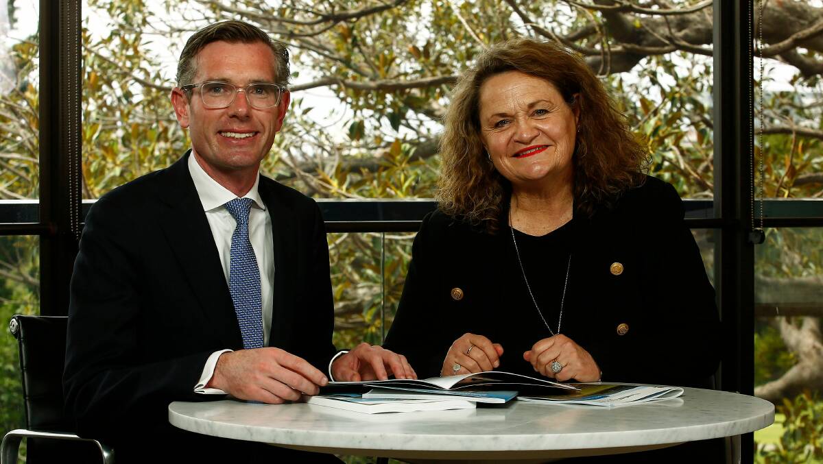 BIG CALL: Goulburn MP and local government minister Wendy Tuckerman alongside Premier Dominic Perrottet. Photo supplied.