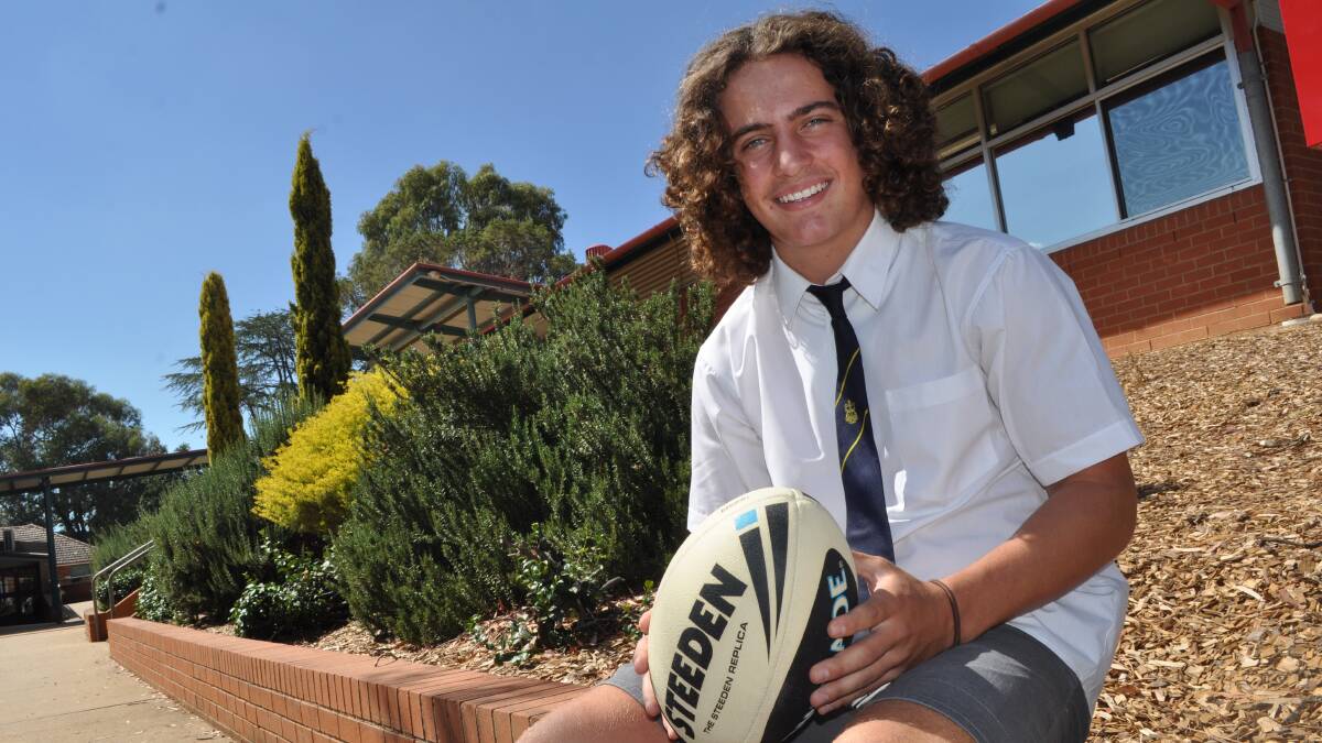 READY TO GO: Cabonne Roos junior Jackson Gersbach is stepping up for the Western Rams this year in the Andrew Johns Cup. Photo: NICK McGRATH