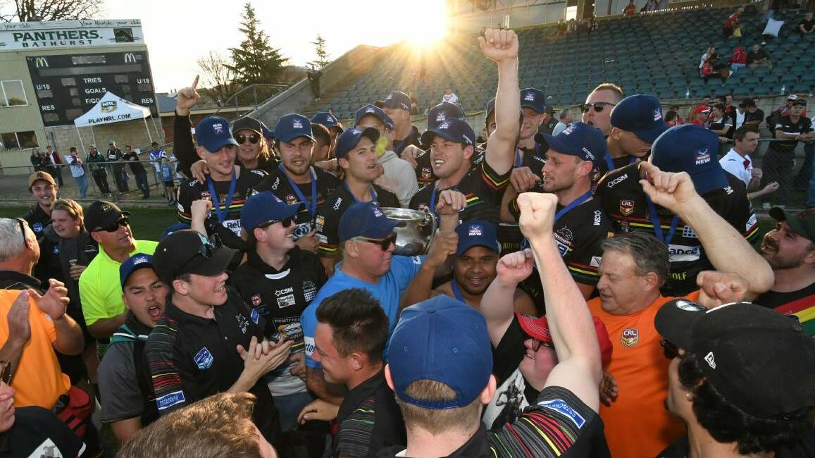 CAN THEY DO IT AGAIN?: Bathurst Panthers won back-to-back Group 10 titles in 2019 and will gun to win three top grade crowns in succession come 2020 - a feat not achieved since Oberon in 1969, '70 and '71. Photo: CHRIS SEABROOK