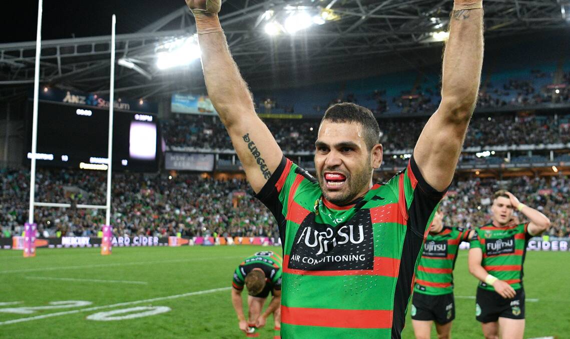 HERE HE COMES: Rugby league legend Greg Inglis will play in this weekend's Koori Knockout at Dubbo. Photo: AAP