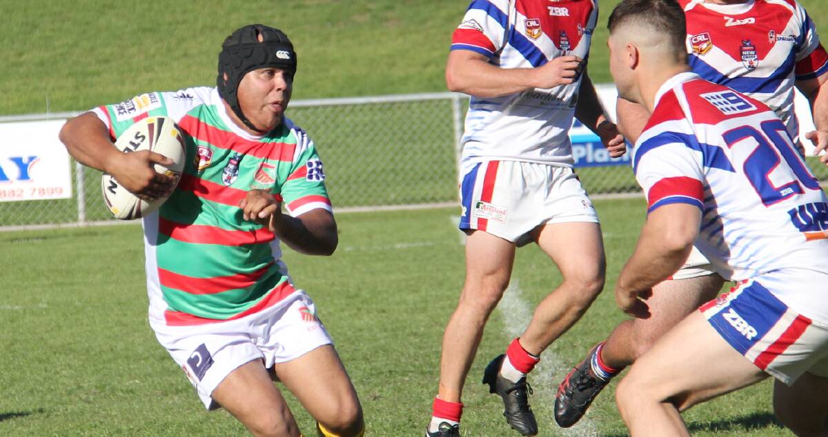 ROUND ONE BATTLE: The Westside Rabbitohs took to the field for the first time last Sunday. Photo: JEN HOAR
