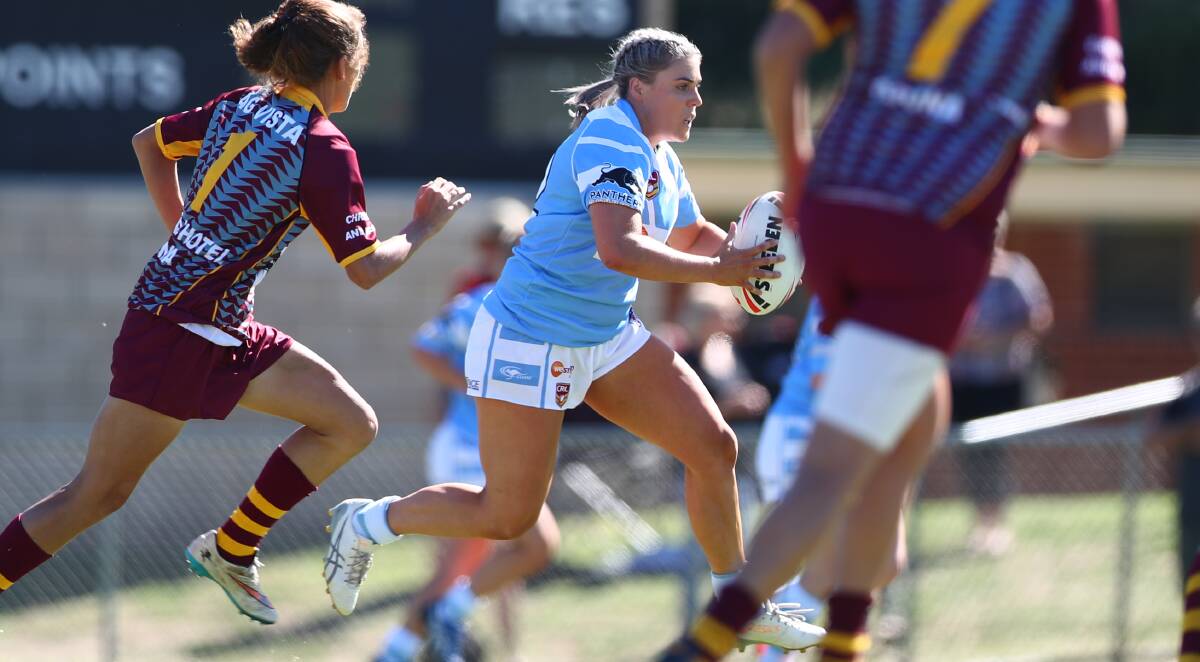 NATIONAL HONOUR: Parkes Spacecats and Group 10 women's rugby league gun Sally Dwyer will represent the Jillaroos Prime Minister's XIII against PNG on October 6. Photo: PHIL BLATCH