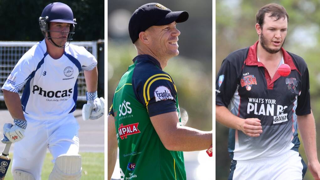 CHANGE IT UP: Orange's Charlie Greer, fallen Australian batsmen Dave Warner and Orana gun Mat Skinner. Is it time to change the rep cricket calendar to make it more attractive for players to be part of?