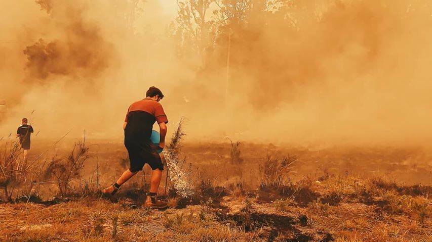 REAL BATTLE: Fires in northern NSW continue to wreak havoc and authorities fear the worst is still to come, with conditions on Tuesday expected to intensify in areas across the state, including the Central West. Photo: TALAYA ABBOTT.