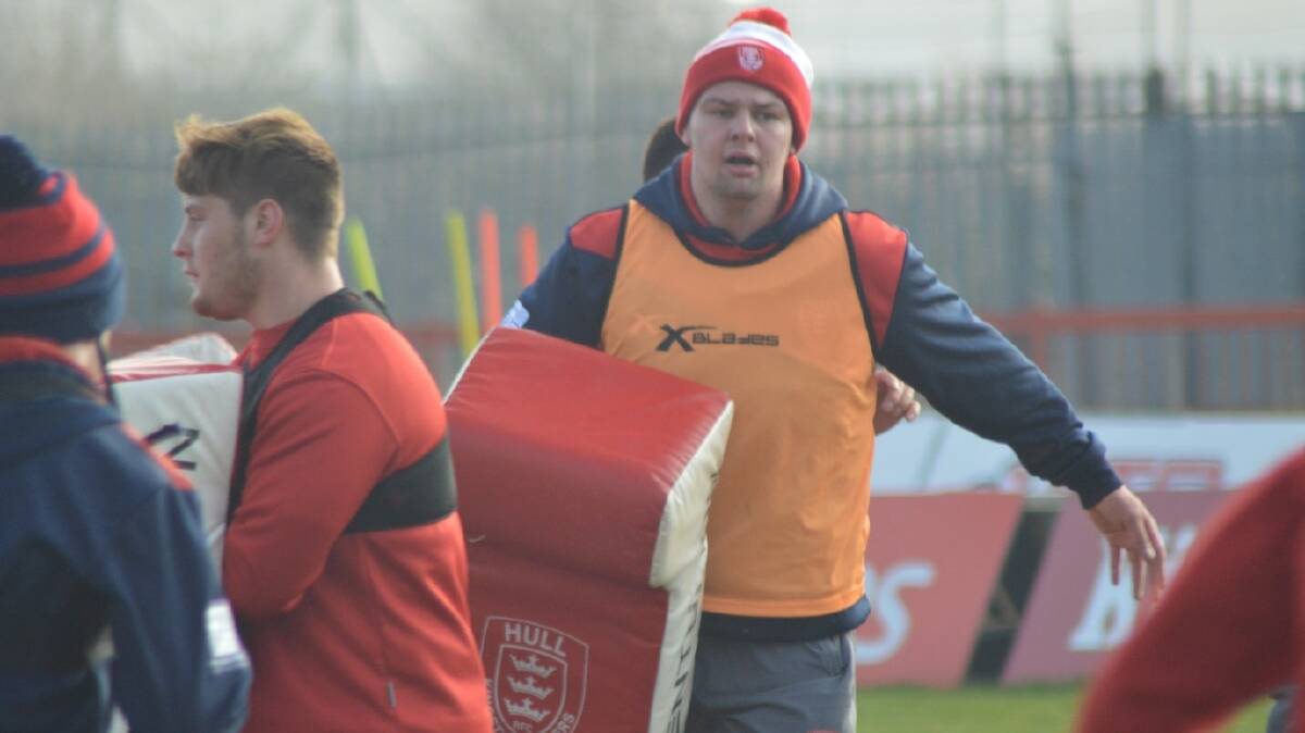 OFF THE BENCH: Former England under 20s prop Brad Clavering will come off the bench for Nyngan on Saturday. 