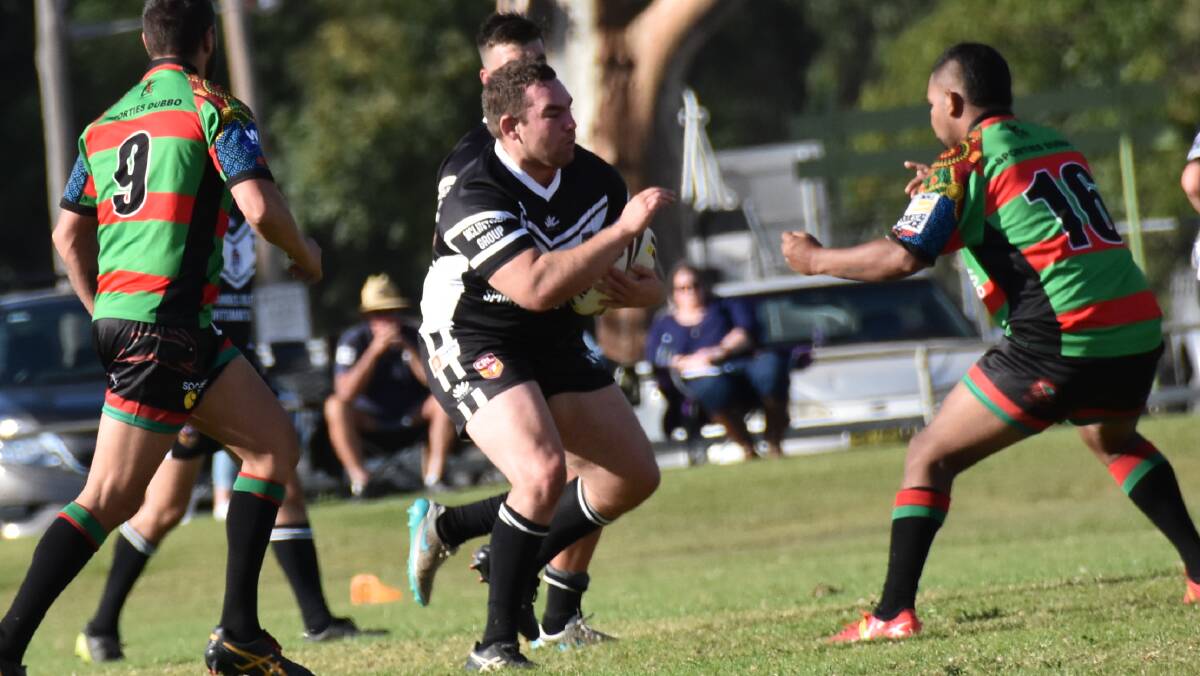 UP HILL BATTLE: Magpies prop Ben Robinson his hoping Forbes can secure win number two for the 2018 season on Sunday. Photo: FORBES ADVOCATE 