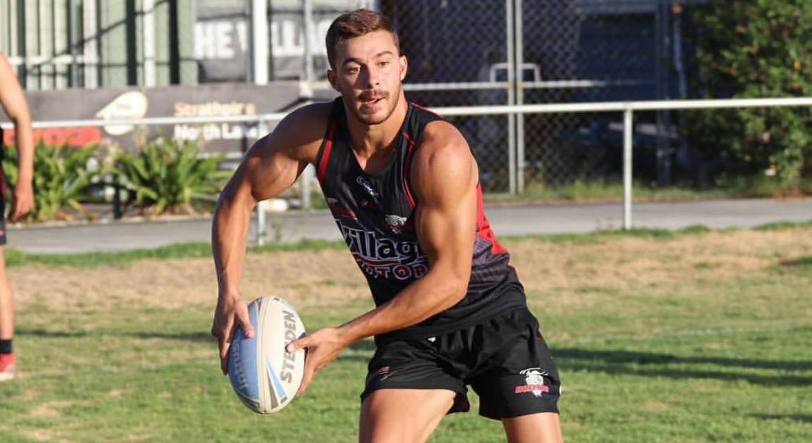 TAKING HIS CHANCE: Will Lousick will trial with Redcliffe Dolphins in a few weeks. He's currently training with the Queensland Cup club three times a week. Photo: REDCLIFFE DOLPHINS