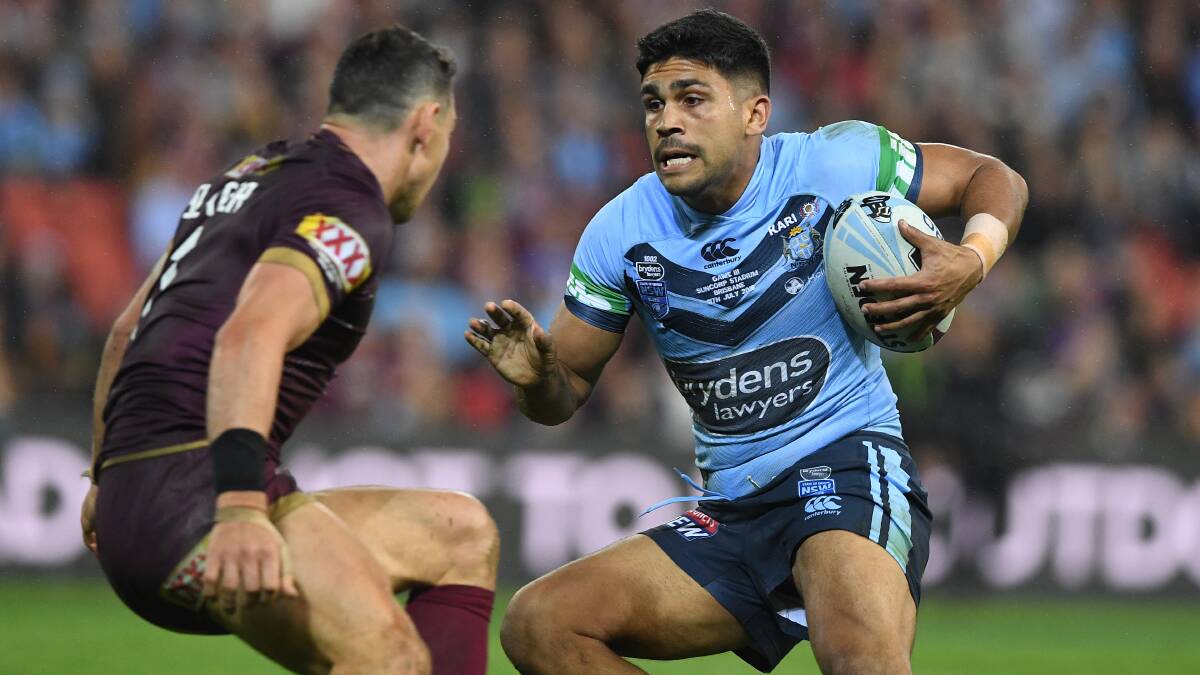 BREATH OF FRESH AIR: Tyrone Peachey was dynamic when brought on for NSW in the second half. Photo: AAP