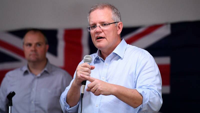 Prime Minister Scott Morrison in Queensland earlier this week. Photo: AAP