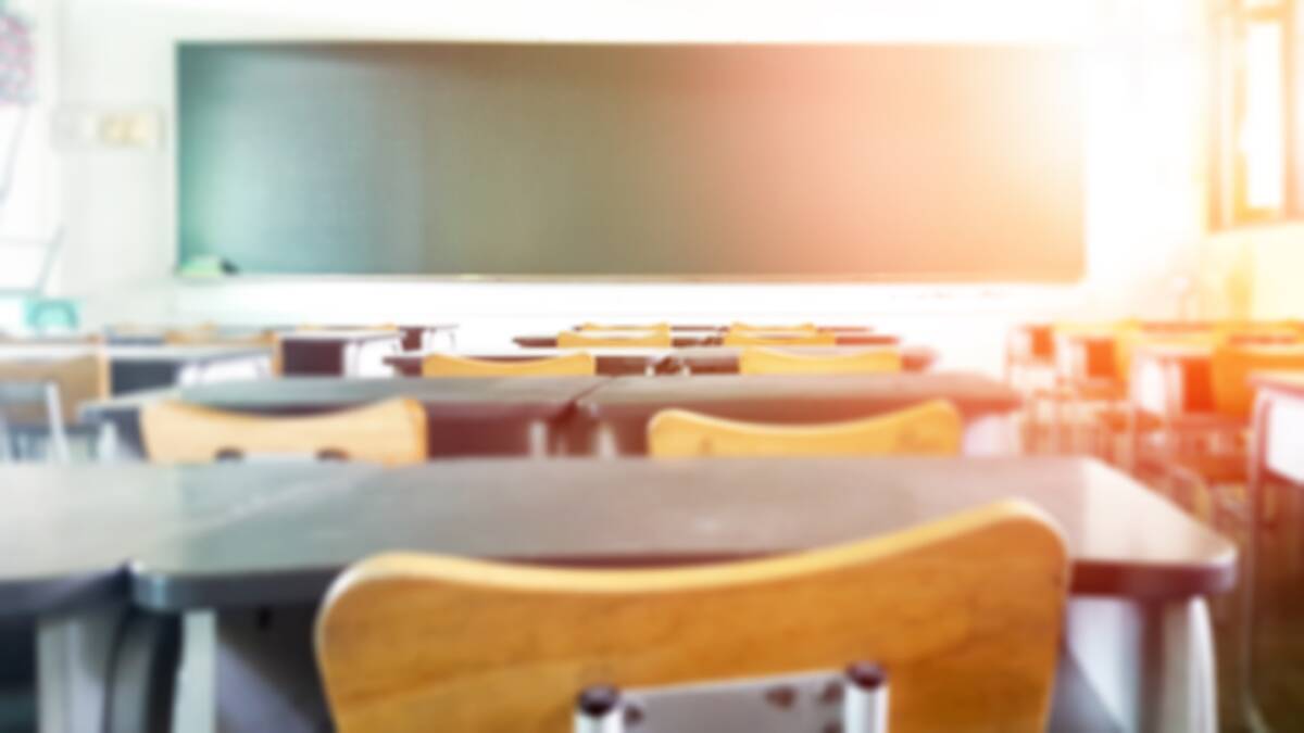 Empty classrooms will be the norm tomorrow. Photo: Shutterstock