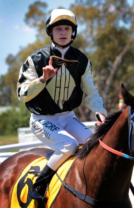 RISING STAR: Young apprentice Blaike McDougall will take the ride aboard Schedule on Saturday.