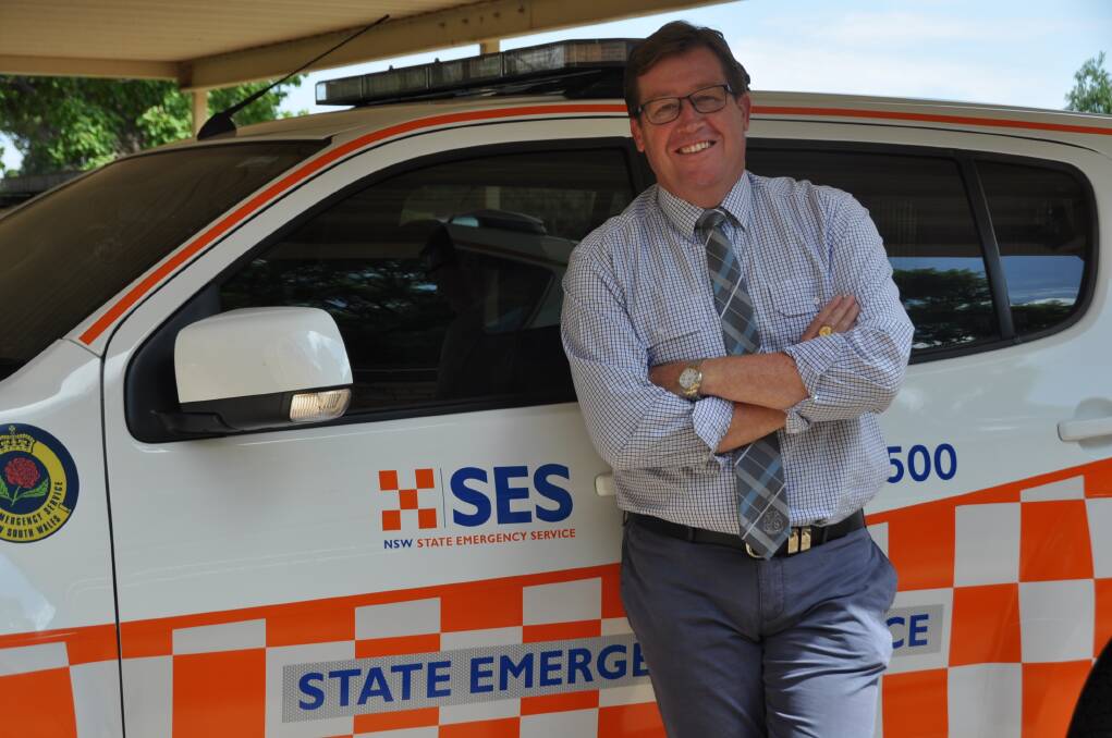 Troy Grant urges people to back the SES on Wear Orange Wednesday.