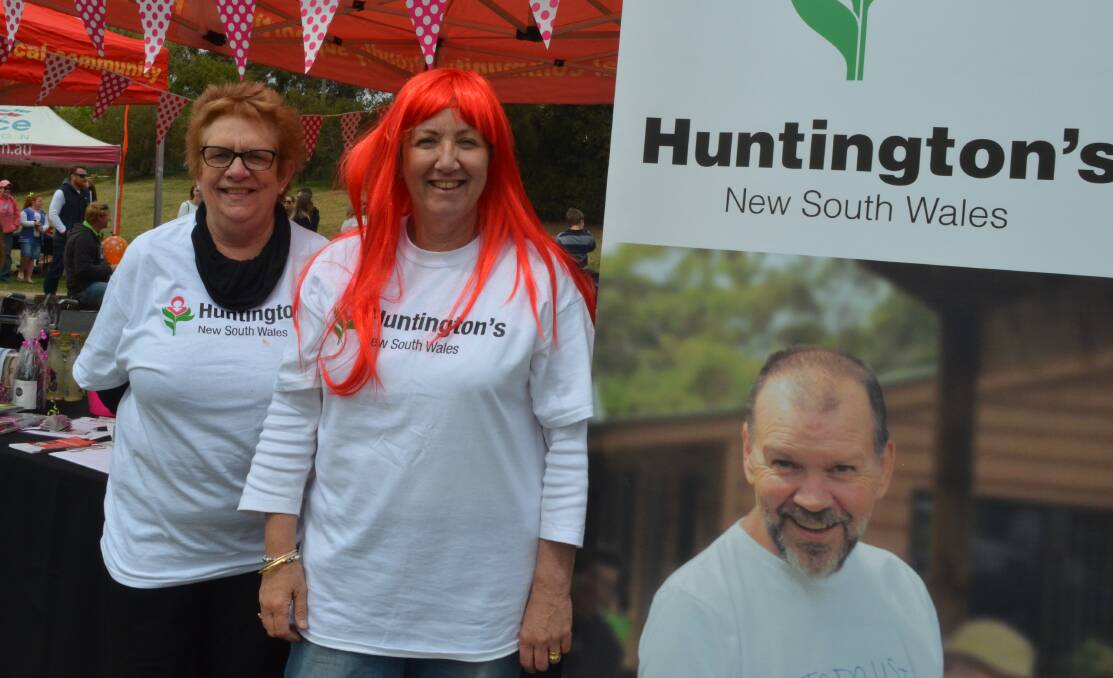 HUNTINGTON'S CAUSE: Huntington's NSW executive officer Robyn Kapp and fundraising and marketing manager Pauline Keyvar at the redhead day event.