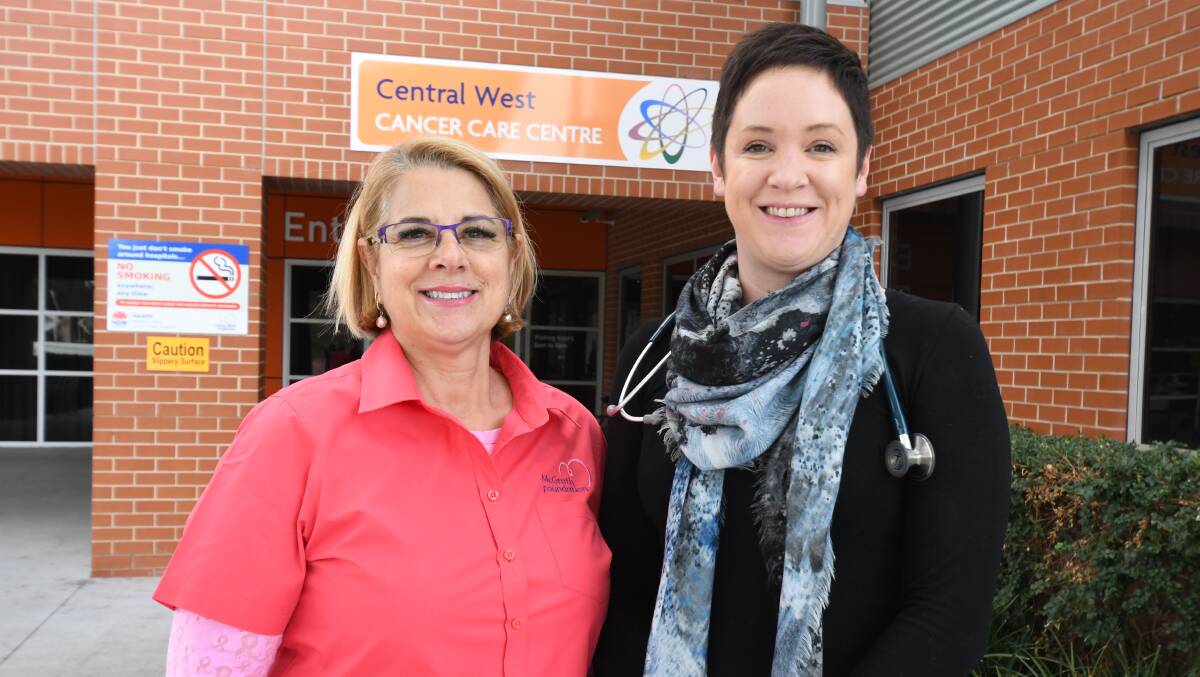CANCER PREVENTION: McGrath Breast Care nurse Sue Kuter with the Dr Lauren Bradbury who will be the MC at the Women's Cancer Risk Management Exo. Photo: JUDE KEOGH